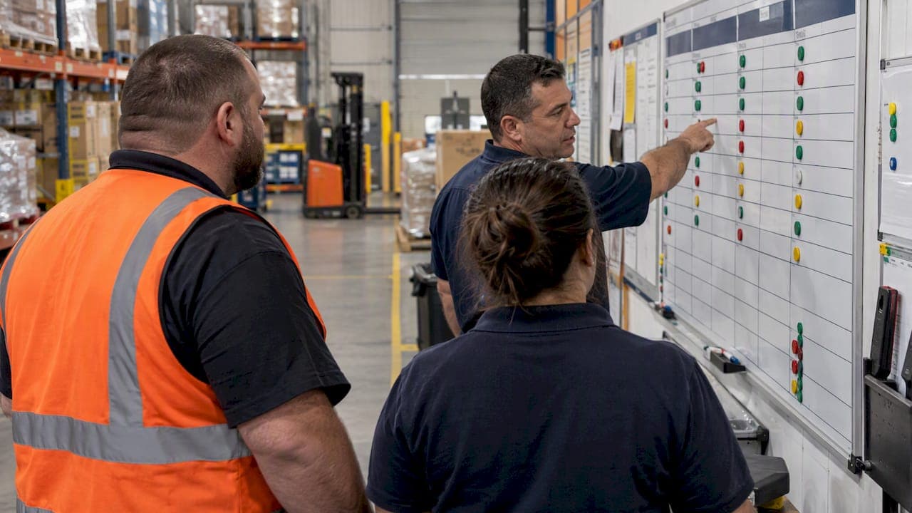 Visual Management Boards: Make Daily Huddles Work in 60 to 90 Days